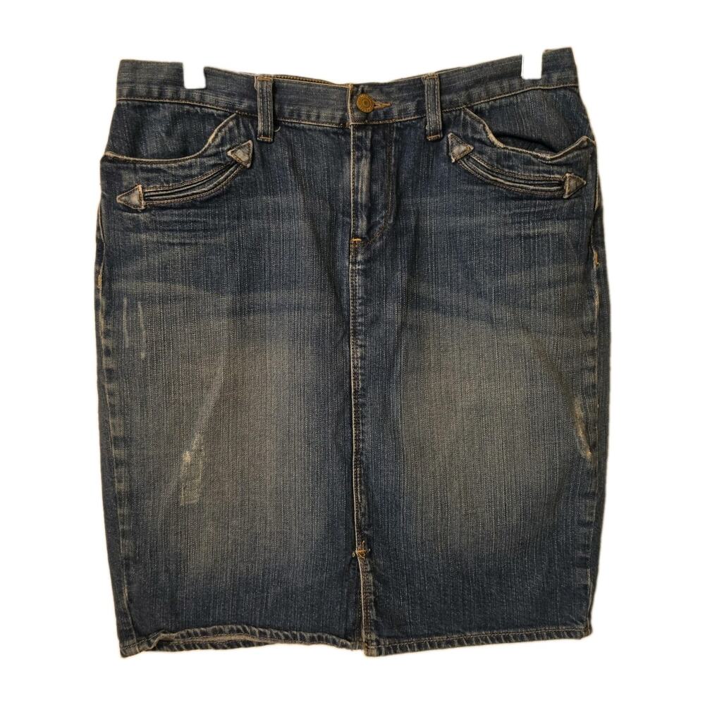 Denim Mini Skirt Vintage 2000s RALPH Lauren Jeans Co. Polo Women's Size 8 Y2K